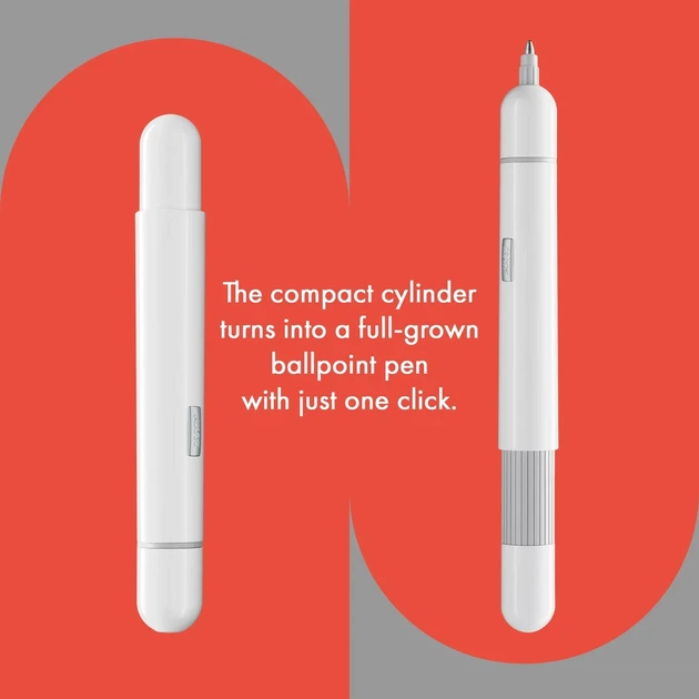 Ручка кулькова LAMY Pico біла M22 чорний стрижень (4001035) - зображення 5