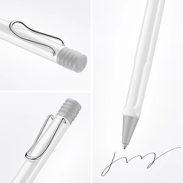 Ручка кулькова LAMY Safari біла M16 синій стрижень (4000902) - зображення 4
