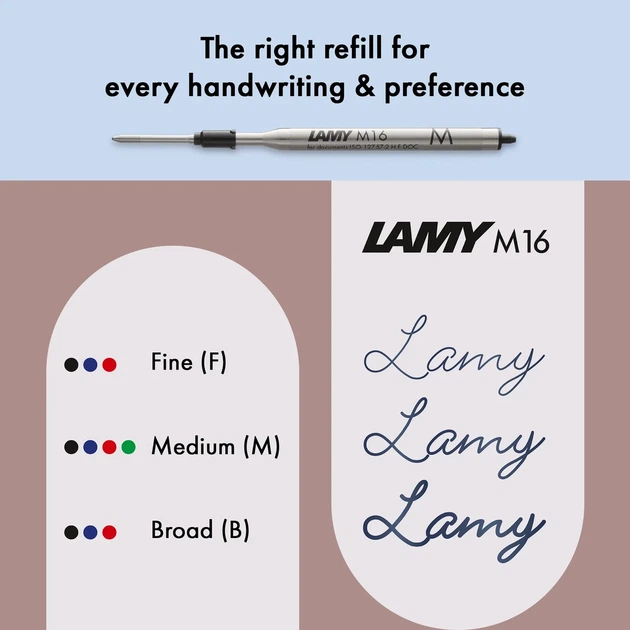 Ручка кулькова LAMY Econ срібляста M16 чорний стрижень (4027911) - изображение 5