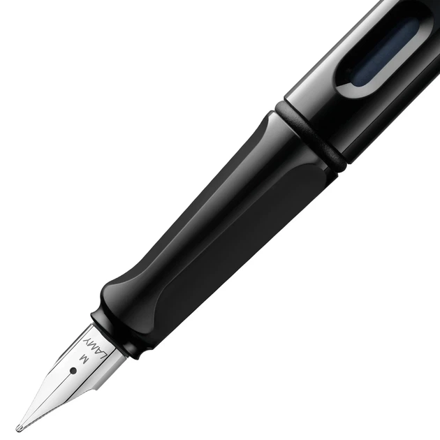 Ручка чорнильна LAMY Safari чорна M T10 сині чорнила (4000235) - зображення 2