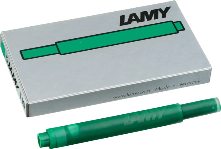 Набір чорнильних картриджів LAMY T10 зелений 5 шт. (1611478) - Фото 1 Набір чорнильних картриджів LAMY T10 зелений 5 шт. (1611478) - изображение 1