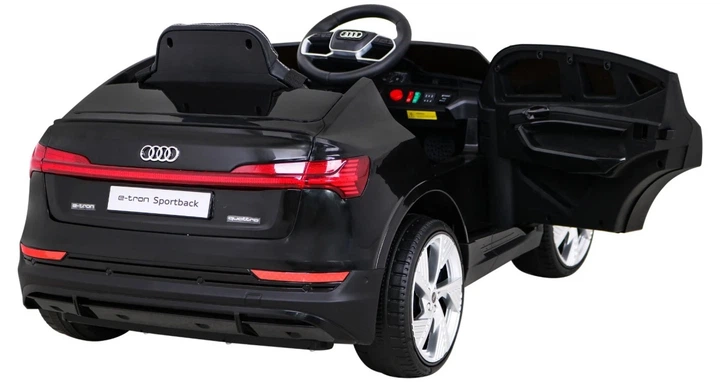 Електромобіль для дітей Audi E-Tron Sportback LED з пультом керування чорний PA.QLS-6688.CZ (5903864951288) - Фото 13 Електромобіль для дітей Audi E-Tron Sportback LED з пультом керування чорний PA.QLS-6688.CZ (5903864951288) - зображення 13