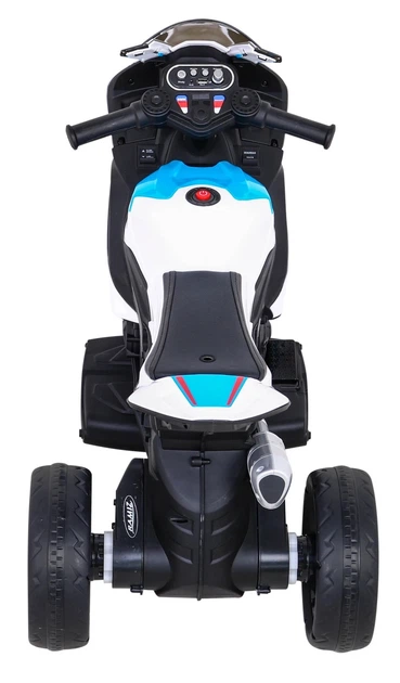Електромотоцикл для дітей BMW HP4 білий PA.JT5008.BIA (5903864952254) - Фото 10 Електромотоцикл для дітей BMW HP4 білий PA.JT5008.BIA (5903864952254) - зображення 10