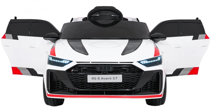 Електромобіль для дітей Audi RS6 Avant GT білий PA.QLS-8620.BIA (5903864961294) - Фото 14 Електромобіль для дітей Audi RS6 Avant GT білий PA.QLS-8620.BIA (5903864961294) - зображення 14