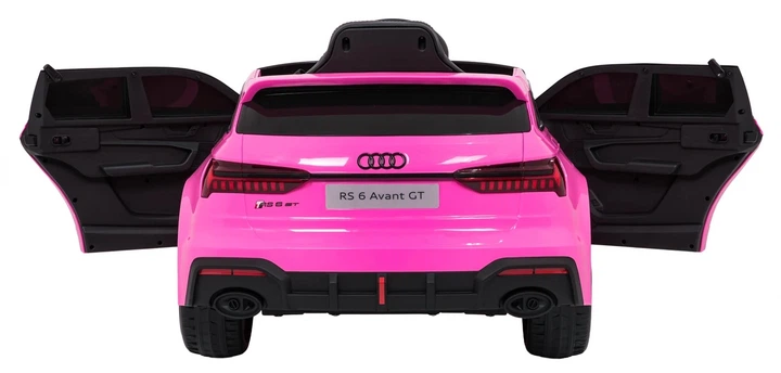 Електромобіль для дітей Audi RS6 Avant GT рожевий PA.QLS-8620.ROZ (5903864961423) - Фото 4 Електромобіль для дітей Audi RS6 Avant GT рожевий PA.QLS-8620.ROZ (5903864961423) - зображення 4