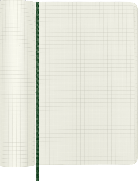 Notes Moleskine Classic Zielony w kratkę 13 x 21 cm 192 strony (8053853600035) - obraz 4