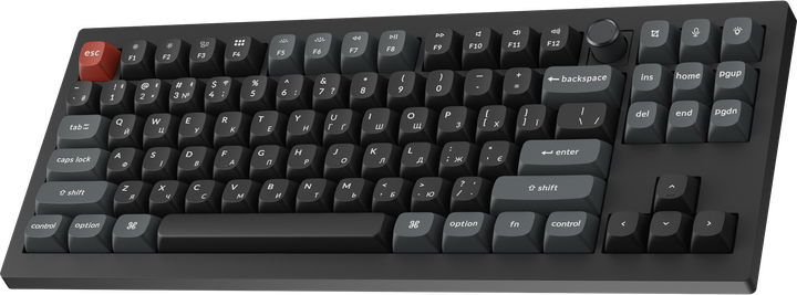 Клавіатура бездротова Keychron V3 Ultra Keychron Red Switch Black RGB (V3U-D1-UA) - зображення 4