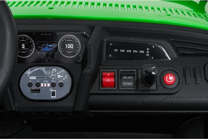 Електричний багі для дітей UTV Speed зелений PA.HL707.ZIE (5903864960693) - зображення 9