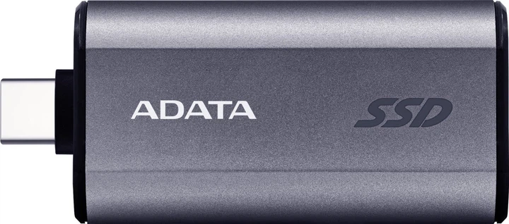 Dysk SSD ADATA SC750 500GB USB 3.2 Gen2 Type-C Black Titanium (4711085948298) - obraz 2