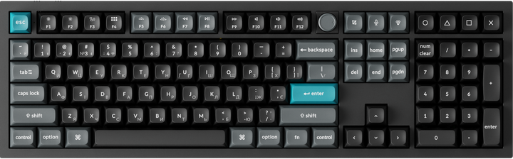 Клавиатура беспроводная Keychron Q6 Ultra Keychron Red Switch Black RGB (Q6U-M1-UA) - Фото 1 Клавиатура беспроводная Keychron Q6 Ultra Keychron Red Switch Black RGB (Q6U-M1-UA) - изображение 1