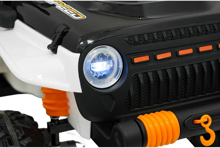 Електромобіль для дітей Jeep Monster білий PA.XB-1118.BIA (5903864948608) - зображення 16