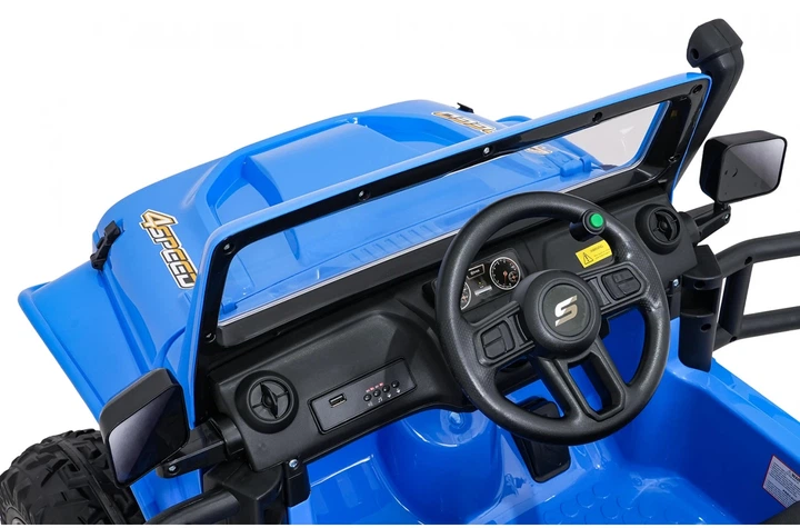 Електромобіль для дітей Jeep Monster синій PA.XB-1118.NIE (5903864959949) - зображення 6