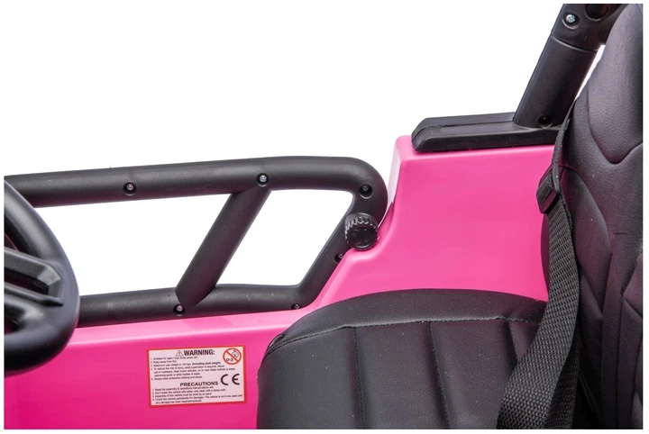 Електромобіль для дітей Jeep Monster рожевий PA.XB-1118.ROZ (5903864959970) - зображення 10