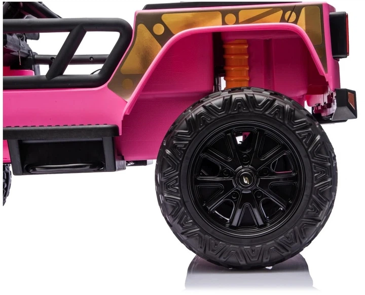 Електромобіль для дітей Jeep Monster рожевий PA.XB-1118.ROZ (5903864959970) - зображення 11
