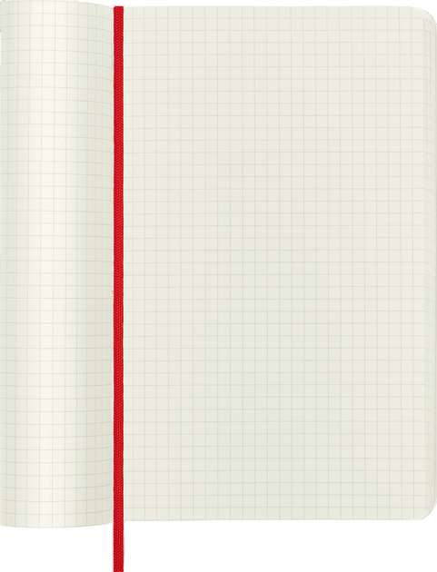Notes Moleskine Classic Czerwony w kratkę 13 x 21 cm 192 strony (8055002854641) - obraz 4