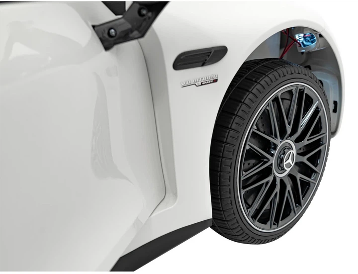 Електромобіль для дітей Mercedes Benz AMG SL63 білий PA.DK-SL63.BIA (5903864940466) - зображення 3