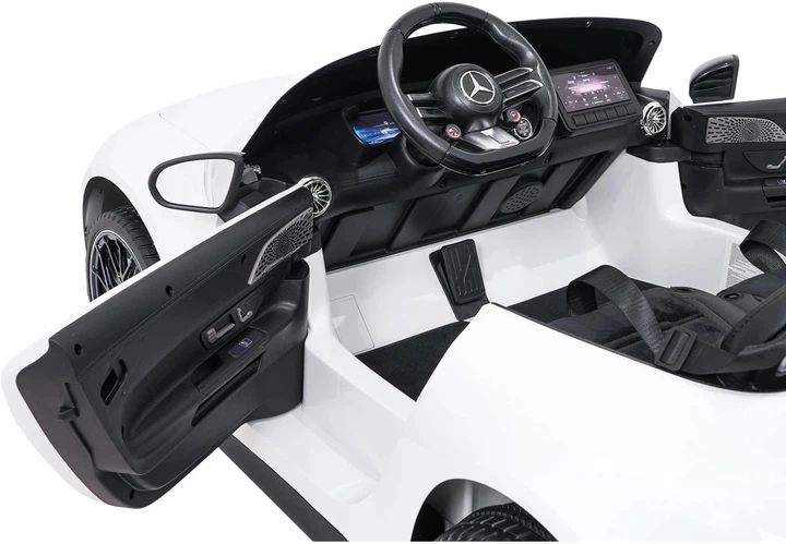 Електромобіль для дітей Mercedes Benz GT63 AMG білий PA.DK-GT63.BIA (5903864960938) - зображення 6