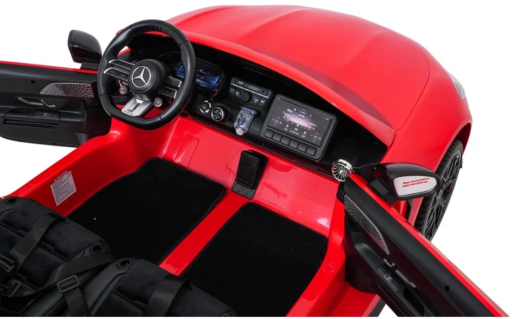 Електромобіль для дітей Mercedes Benz GT63 AMG червоний PA.DK-GT63.CR (5903864960945) - зображення 11