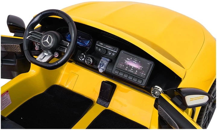 Електромобіль для дітей Mercedes Benz GT63 AMG жовтий PA.DK-GT63.ZOL (5903864960976) - зображення 9
