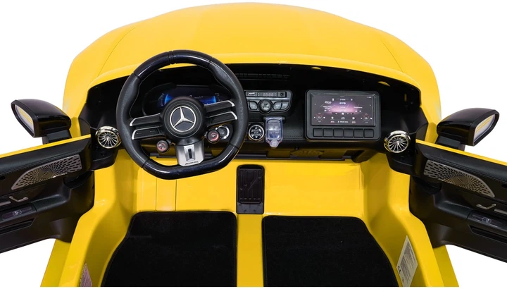 Електромобіль для дітей Mercedes Benz GT63 AMG жовтий PA.DK-GT63.ZOL (5903864960976) - зображення 10