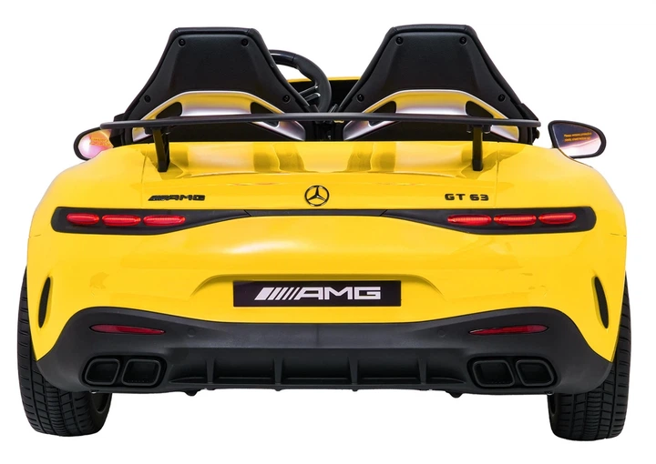 Електромобіль для дітей Mercedes Benz GT63 AMG жовтий PA.DK-GT63.ZOL (5903864960976) - зображення 19
