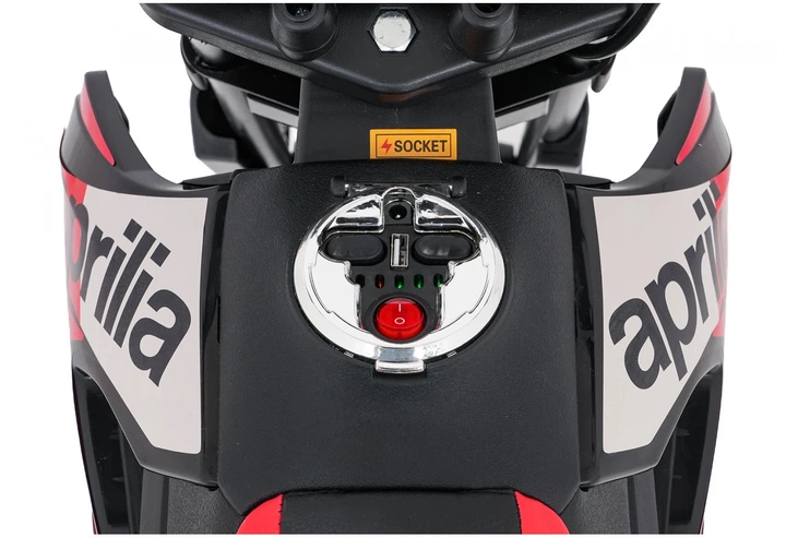 Електромотоцикл для дітей Aprilia RX червоний PA.S317.CR (5903864979909) - зображення 8