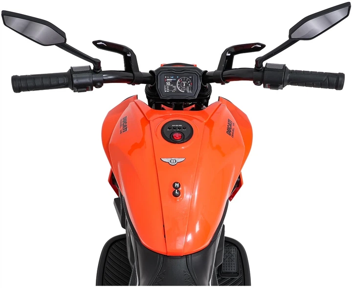Електромотоцикл для дітей Ducati Diavel x Bentley оранжевий PA.XMX-656.POM (5903864961409) - зображення 5