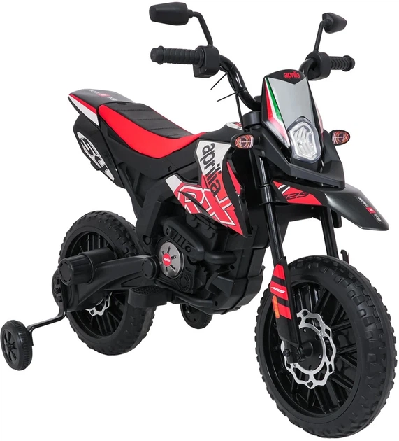 Електромотоцикл для дітей Aprilia RX червоний PA.S317.CR (5903864979909) - зображення 12