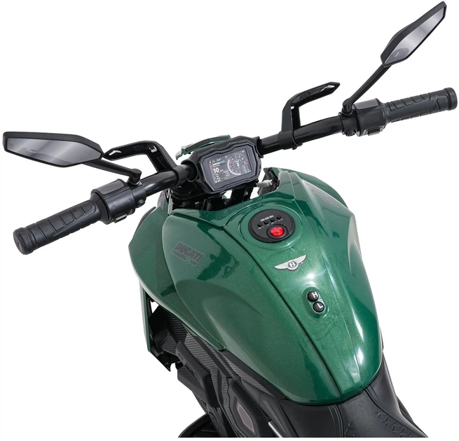 Електромотоцикл для дітей Ducati Diavel x Bentley зелений PA.XMX-656.ZIE (5903864961393) - зображення 6