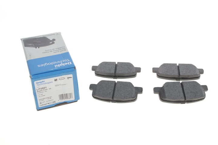 Колодки гальмові Delphi LP2501 Mazda 6; Citroen C4; Mitsubishi Outlander, ASX GHY92648ZD, GHY92648ZC, 4605B806 - Фото 4 Колодки гальмові Delphi LP2501 Mazda 6; Citroen C4; Mitsubishi Outlander, ASX GHY92648ZD, GHY92648ZC, 4605B806 - зображення 4