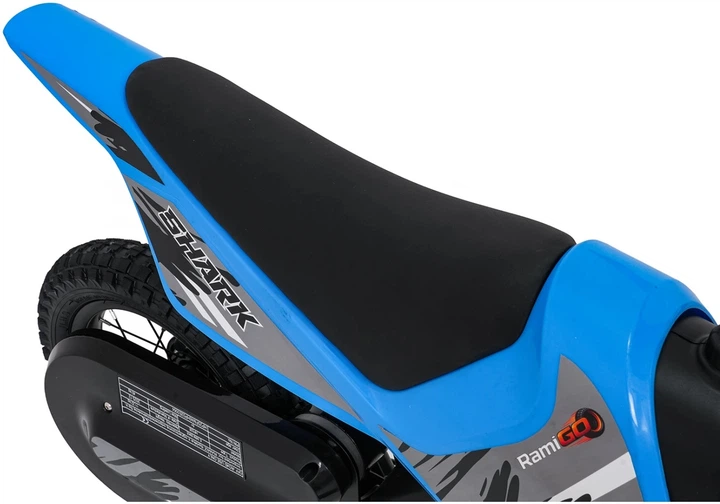 Електромотоцикл для дітей Shark синій PA.HP02E.NIE (5903864960563) - зображення 7
