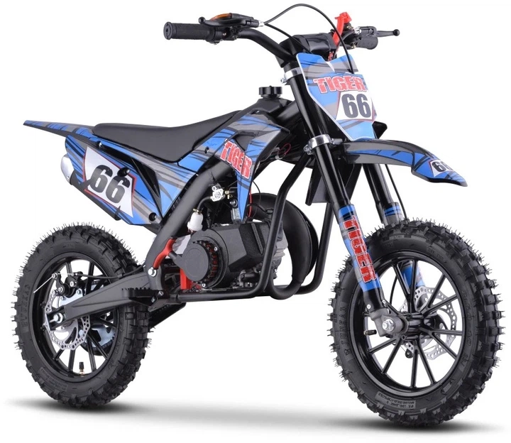 Мотоцикл 49CC Tiger бензиновий синій PSP.DB712.NIE (5903864984057) - зображення 7
