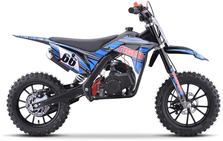Мотоцикл 49CC Tiger бензиновий синій PSP.DB712.NIE (5903864984057) - зображення 8