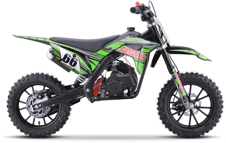 Мотоцикл 49CC Tiger бензиновий зелений PSP.DB712.ZIE (5903864984033) - зображення 6