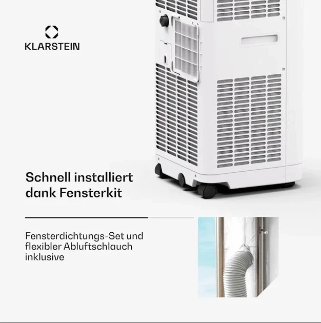 Кондиционер мобильный KLARSTEIN Breeze Box 7K Smart PAC (10046093) - изображение 6