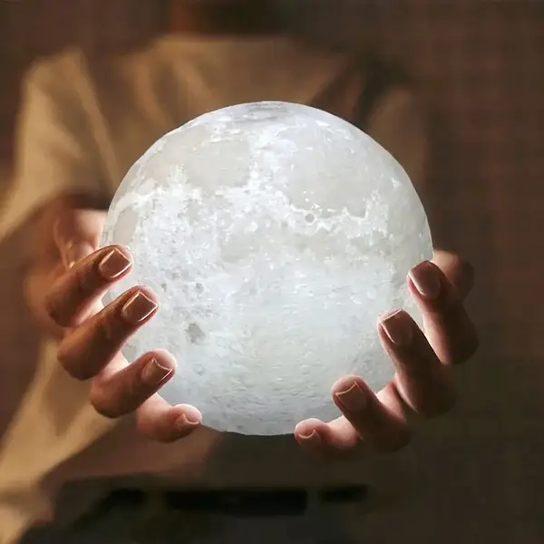 Настольный светильник луна Magic 3D Moon Light От Аккумулятора HDSYR_247 - изображение 5