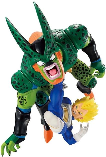 Фігурка Banpresto Ichibansho Dragon Ball Dragon History II Vegeta and Cell 17 см (4573102684684) - зображення 2