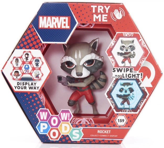 Figurka Wow! Stuff Pods Marvel Rocket Raccoon 15 cm MVL-1016-11 (5055394020900) - obraz 2