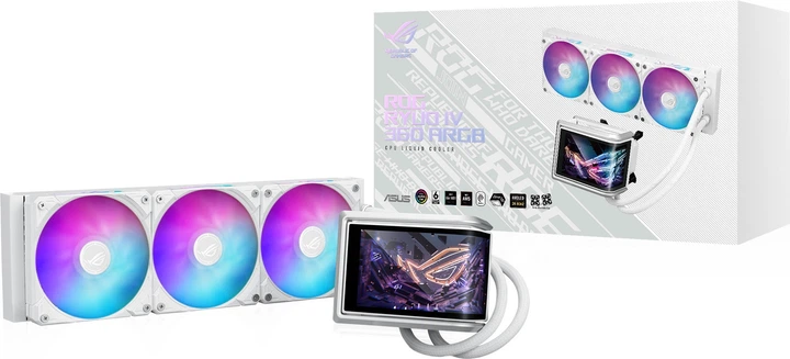 Система водяного охолодження ASUS ROG Ryuo IV 360 ARGB White Edition (90RC01N2-B0EAY0) - зображення 2