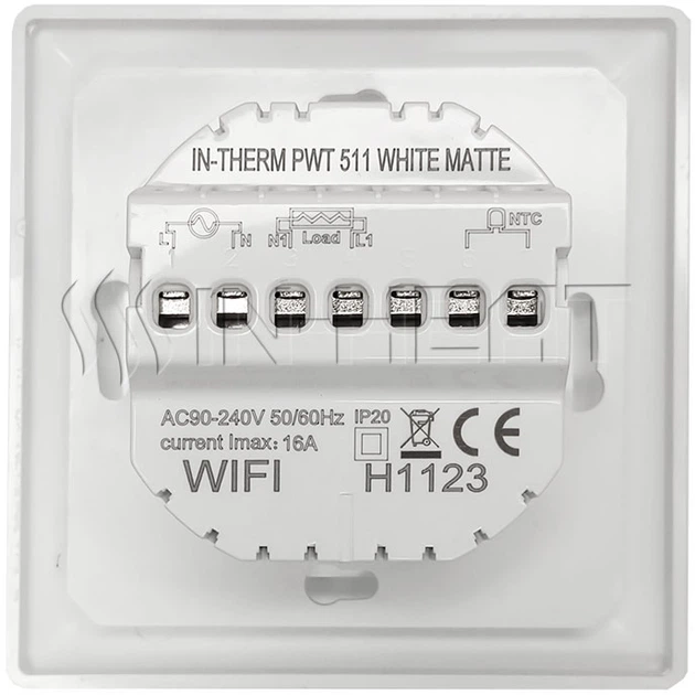 Программируемый Wi-Fi терморегулятор In-Therm PWT 511 White - изображение 4