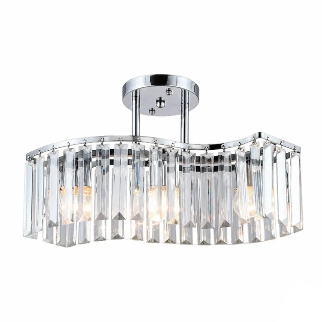 Люстра Esllse ROSYNKA 3xE27 L 450x295-CHROME-230-IP20 - Фото 1 Люстра Esllse ROSYNKA 3xE27 L 450x295-CHROME-230-IP20 - зображення 1
