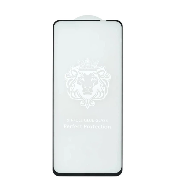 Защитное стекло Lion для Oppo A5 4G / A5 5G / A5 Energy Full Glue с черной рамкой - изображение 2