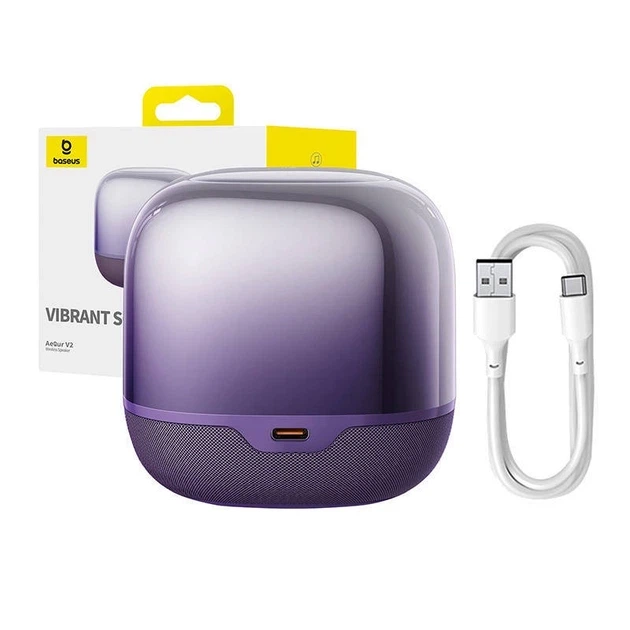 Колонка BT Baseus AeQur V2 (Purple) - зображення 5
