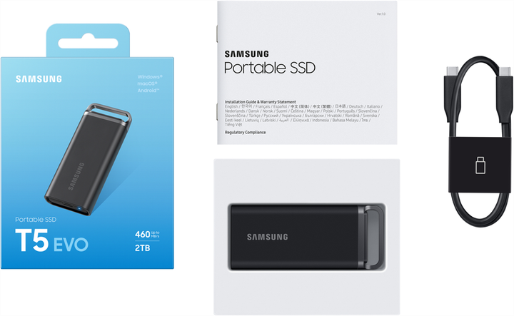 Накопичувач зовнішній SSD 2TB Samsung T5 EVO (MU-PH2T0S/EU) - зображення 10