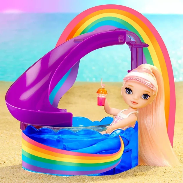 Кукла Rainbow High Littles Радужный праздник в бассейне (522249) - изображение 9