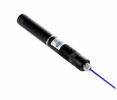 Лазерна указка (лазерний вказівник) 10000МВт синя з насадками Laser Blue YXB 008 - зображення 4