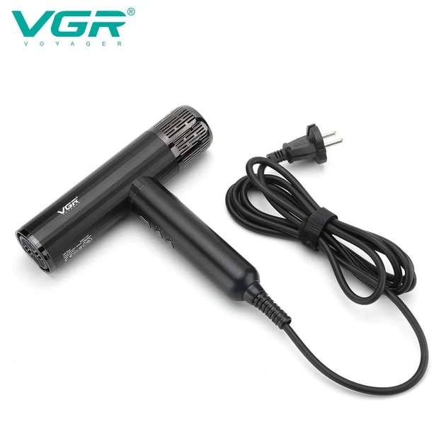 Фен професійний для волосся VGR V 427 4 рівні обдування, 3 рівні температури, 11000 RPM, 3 насадки - зображення 4
