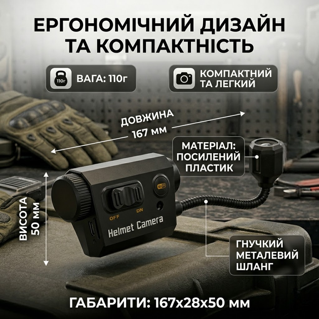 Экшн камера RunCam 128ГБ для шлема съемка от первого лица видеокамера черная SK_712648А12 - изображение 4