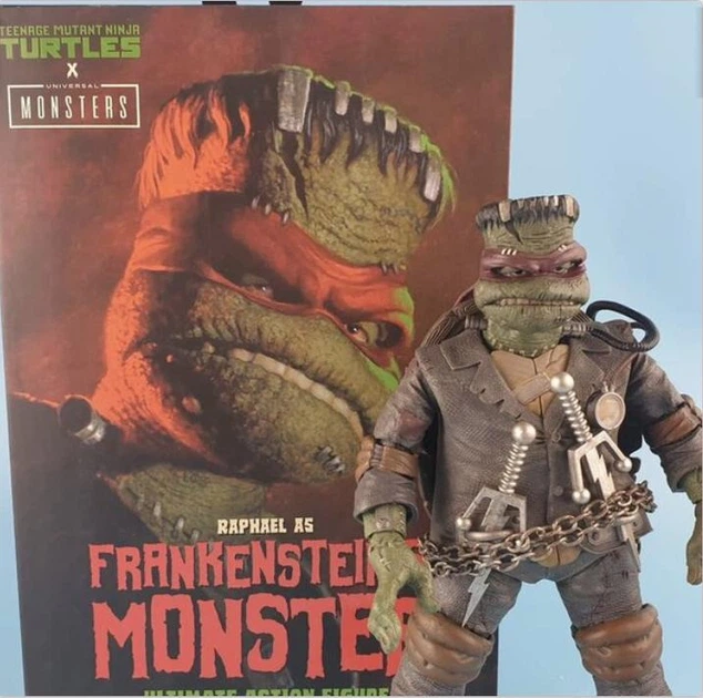 Коллекционная фигурка TMNT Raphael as Frankenstein's Monster / Рафаэль как Монстр Франкенштейна 18 см - Teenage Mutant Ninja Turtles x Universal Monsters, коллекционная экшн-фигура - Фото 14 Коллекционная фигурка TMNT Raphael as Frankenstein's Monster / Рафаэль как Монстр Франкенштейна 18 см - Teenage Mutant Ninja Turtles x Universal Monsters, коллекционная экшн-фигура - изображение 14
