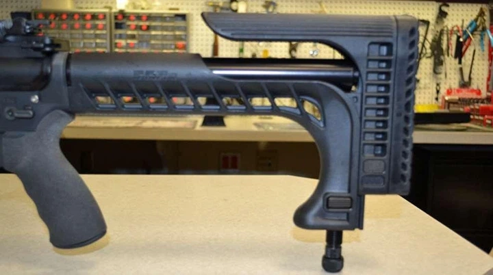 Снайперський precision-приклад FAB Defense SSR-25 для AR-15 / M16 / SR-25 з регульованою щокою та потиличником, чорний - зображення 8